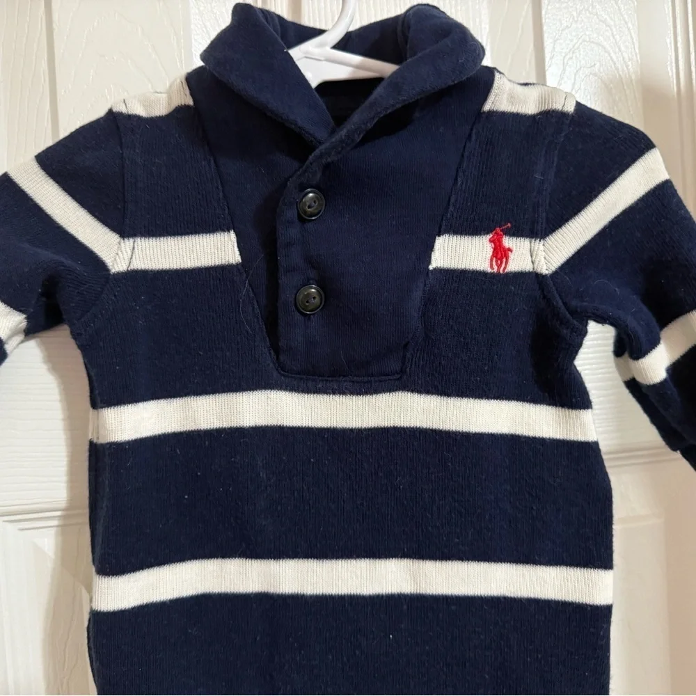 Ralph Lauren Boys' French-Rib Shawl-Collar
